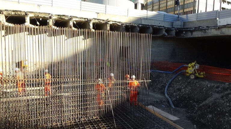 cantiere Bisagno lavori