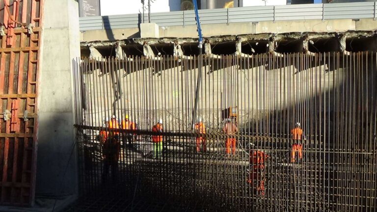 cantiere Bisagno lavori