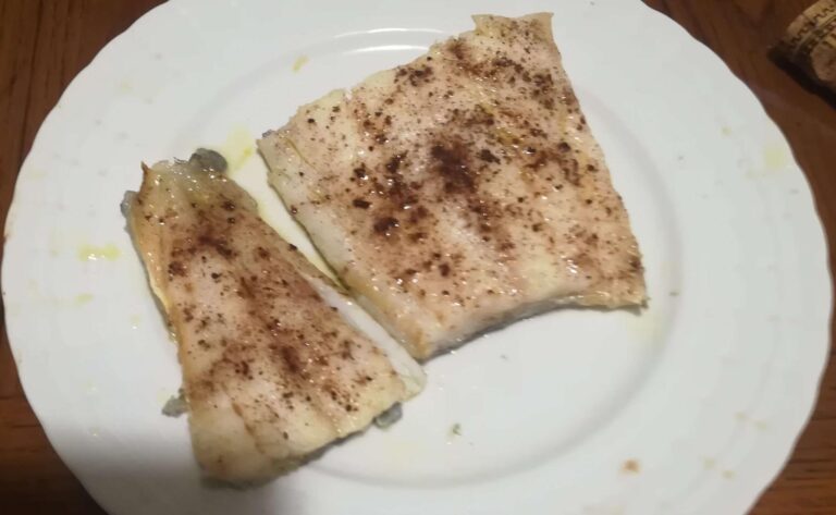 Baccalà speziato al forno