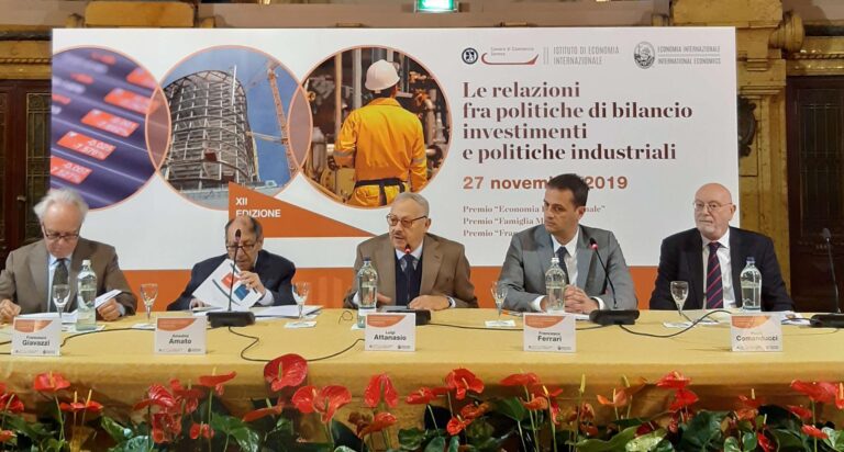 Genova: premi “Economia Internazionale” e “Francesco Manzitti” a Bono e Giavazzi