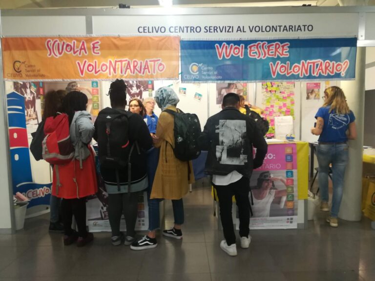 Orientamenti 2019: Celivo, uno stand per sensibilizzare i giovani sul volontariato