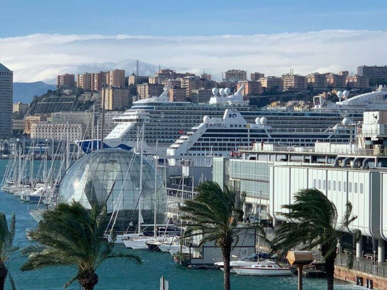 Sky Princess per la prima volta nel porto di Genova