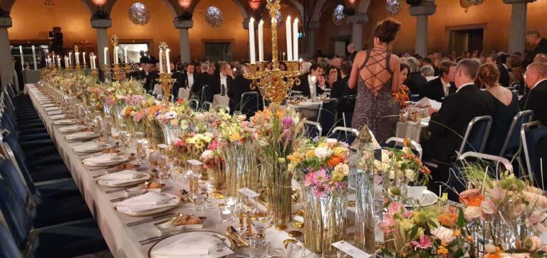 Stoccolma: tornano i fiori di Sanremo e altri prodotti tipici liguri alla premiazione dei Nobel