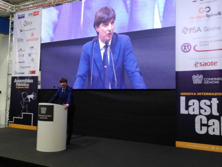 Mondini (Confindustria): Genova sia complementare con Milano per attrarre investimenti