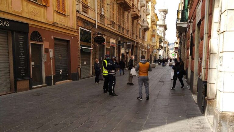 Coronavirus, Genova: presidio fisso in via Sestri