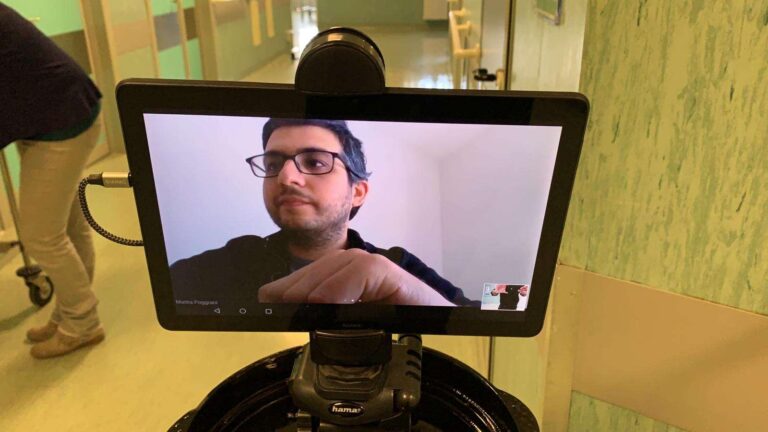 robot iit covid-19 telemedicina videochiamata