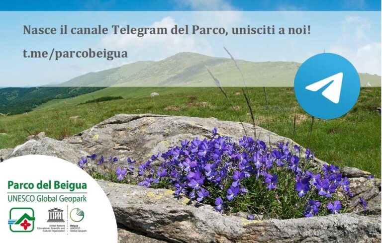 Il Parco del Beigua attiva il nuovo canale Telegram