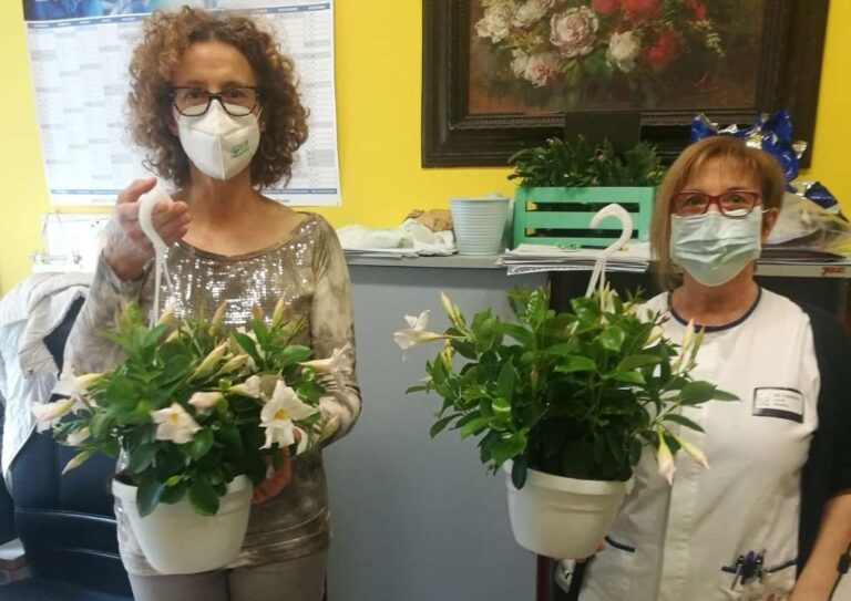 Cia Liguria dona 2.400 piantine al personale sanitario