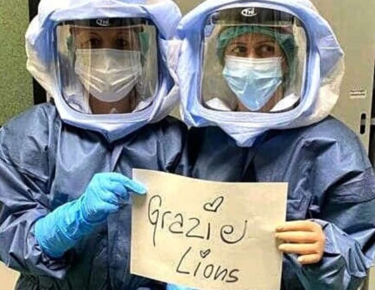 Coronavirus, dai Lions oltre 250 mila euro di donazioni a Genova, La Spezia e Alessandria