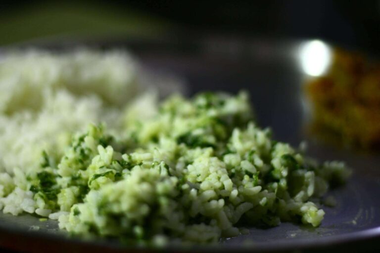 Riso e  verdura al brodo di pesce