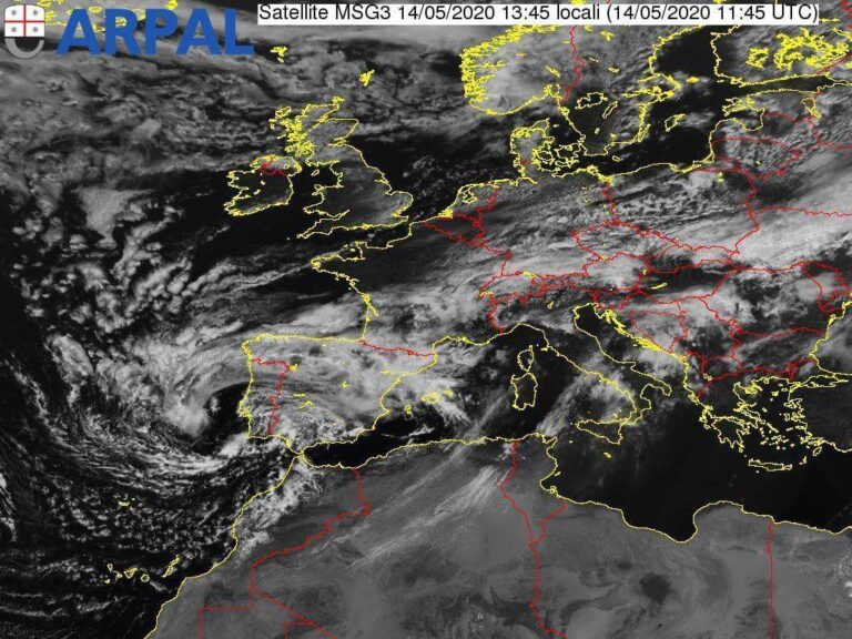 Arpal: allerta gialla sulla Liguria da oggi alle 20