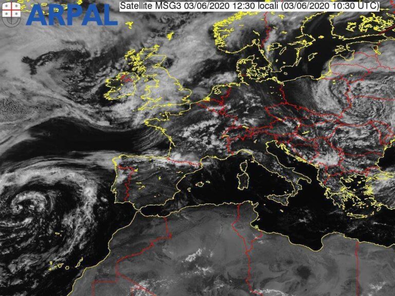 Allerta gialla per temporali domani 4 giugno