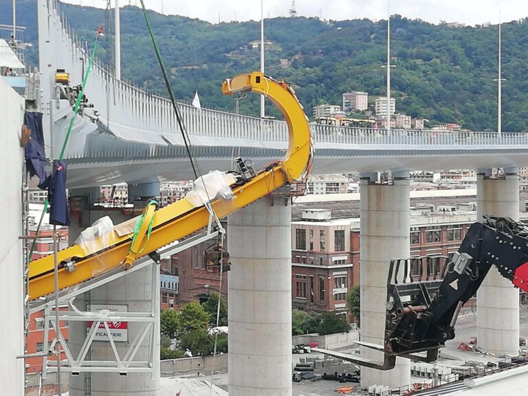 Assemblati i robot dell’Iit per la sicurezza del nuovo ponte di Genova
