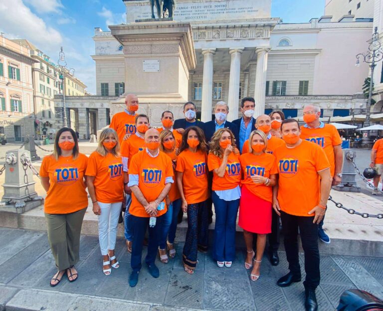 Regionali, Toti presenta i candidati per la provincia di Genova