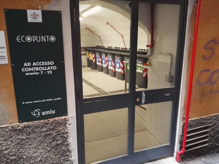A Genova apre un nuovo ecopunto Amiu