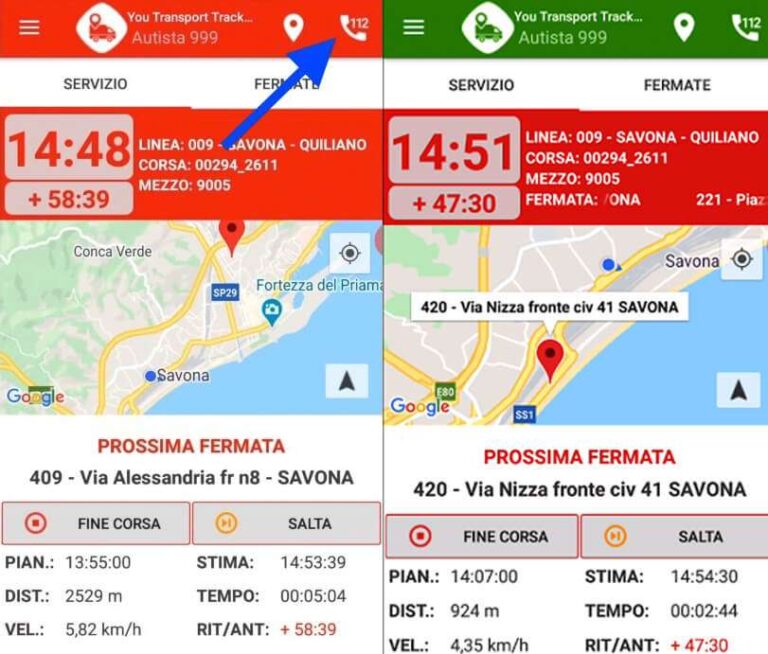 Tpl Linea collega gli autisti direttamente con il 112, si tratta del primo sistema in Italia
