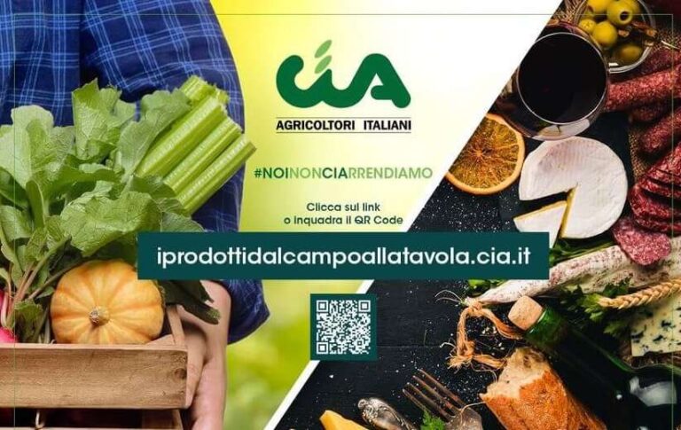 Dal campo alla tavola, gli agricoltori della Cia consegnano a casa prodotti e piatti pronti