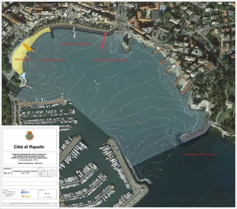 Rapallo: approvato progetto esecutivo delle opere di bonifica del golfo