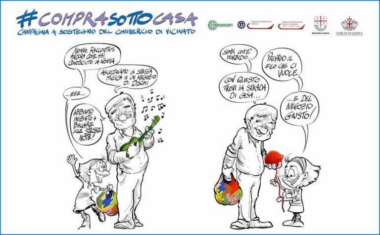 Genova, #comprasottocasa: 10 fumetti per sostenere gli acquisti al dettaglio