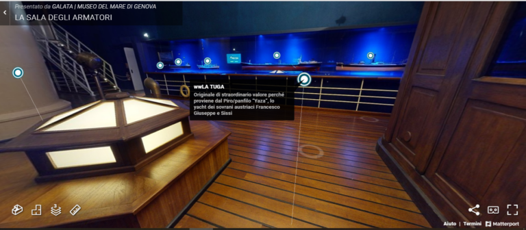 Genova, tour virtuale del Muma: anche la sala degli Armatori è online