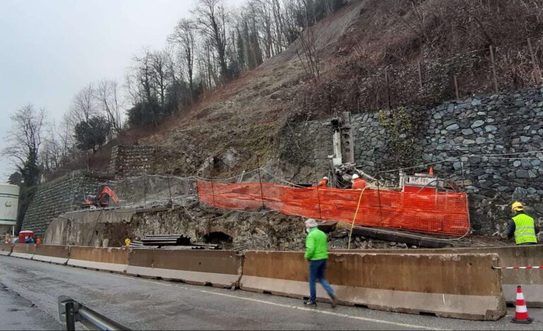 Statale del Turchino, a metà aprile prevista la fine dei lavori sulla frana di Campo Ligure