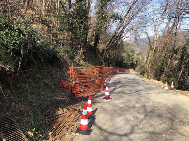 Chiavari, prima parte di lavori terminata in via Caperana Case Sparse