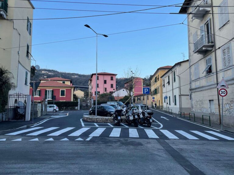 La Spezia: terminati i lavori di riqualificazione di via Viano