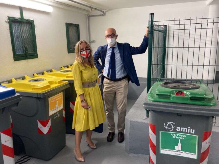 Genova, ecopunto di vico Dragone ad accesso controllato