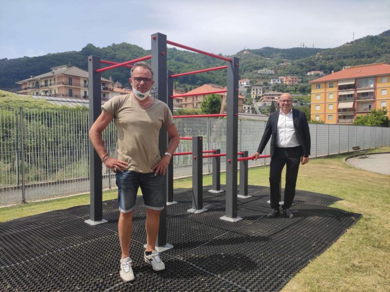 Area Fitness di Caperana. Installata una nuova struttura