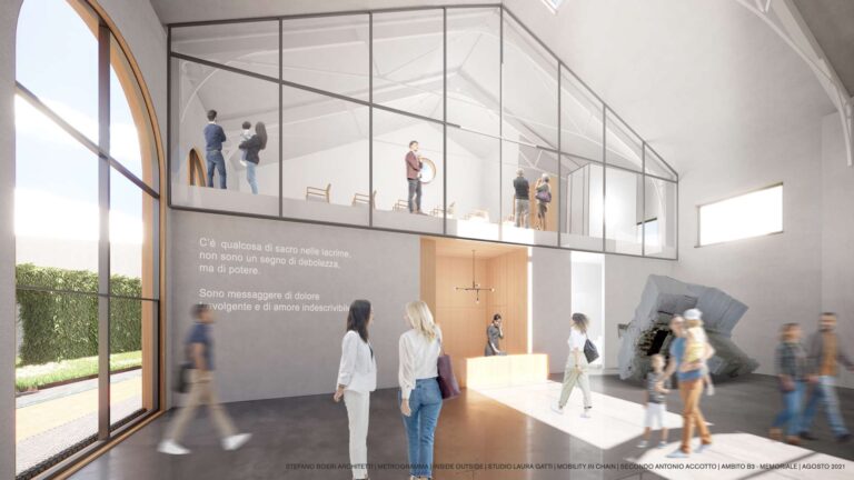 05.Museo della memoria_Hall di ingresso e mezzanino per incontri