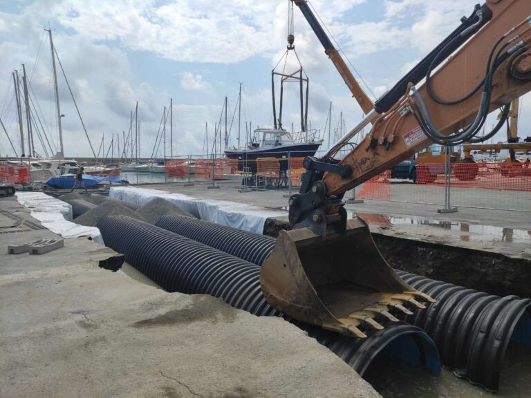 Chiavari, lavori in corso per uno scolmatore della rete acque meteoriche