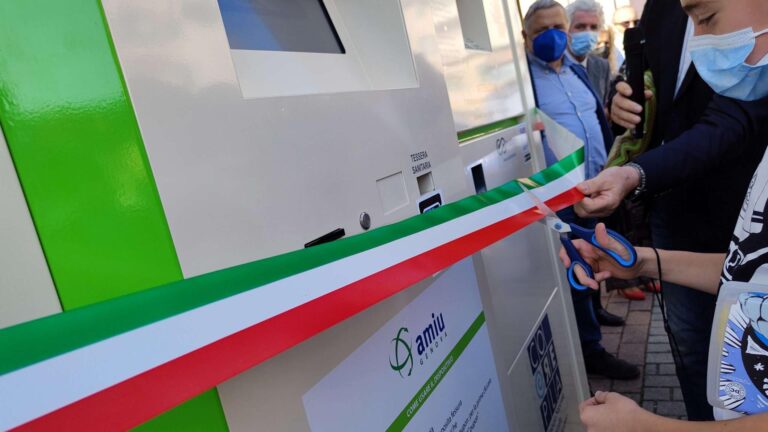 Amiu, anche a Campomorone una macchina PlasTiPremia