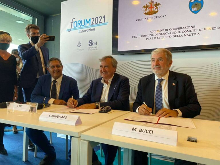 Nautica: Genova e Venezia firmano accordo di cooperazione