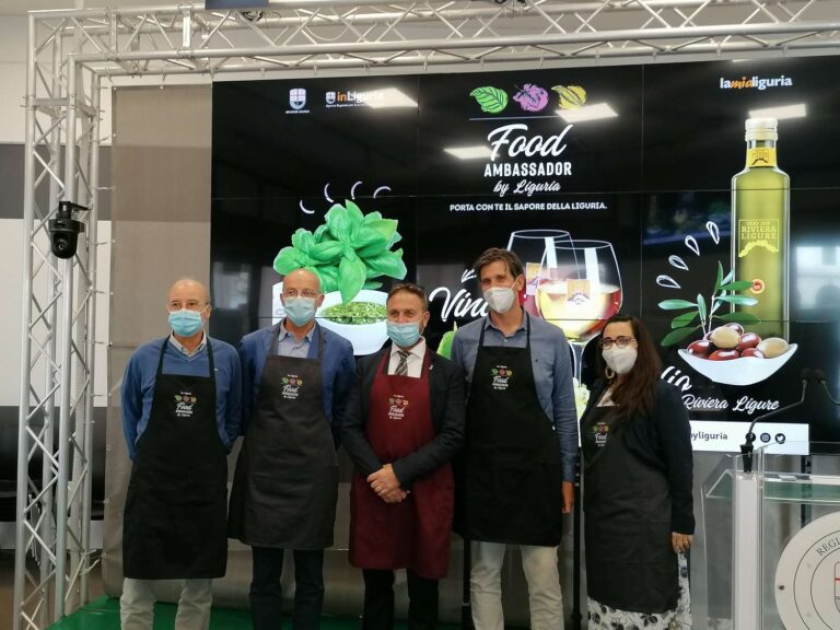 Food Ambassador by Liguria per promuovere vino, olio e basilico in Italia e all’estero