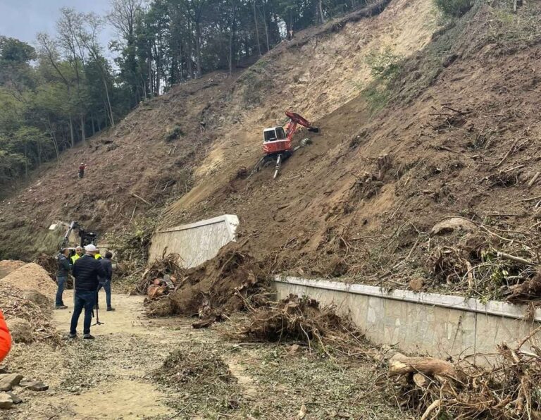 Giampedrone, Tiglieto, «al lavoro per aprire strada a senso unico alternato entro la fine del mese»