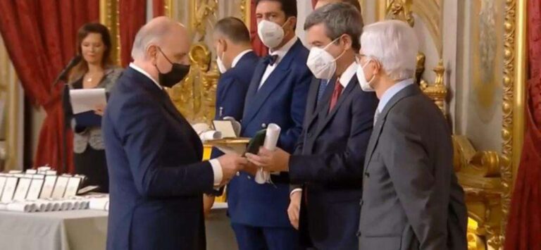 Stella al merito del Lavoro ad Aldo Cinco