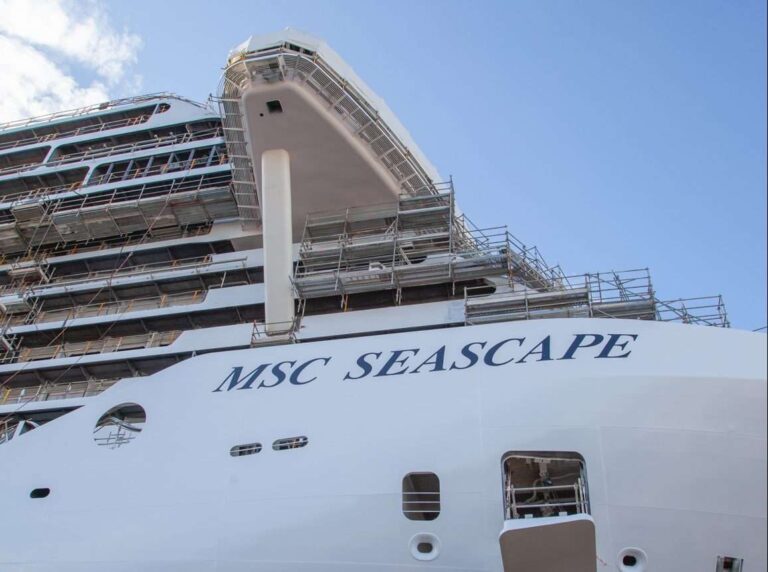 Msc Crociere e Fincantieri varano l’ammiraglia Seascape