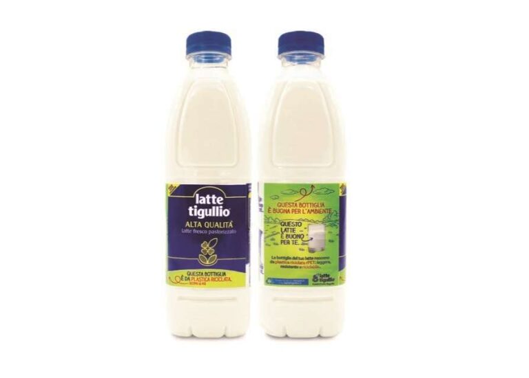 Latte Tigullio lanca le nuove bottiglie in rPET