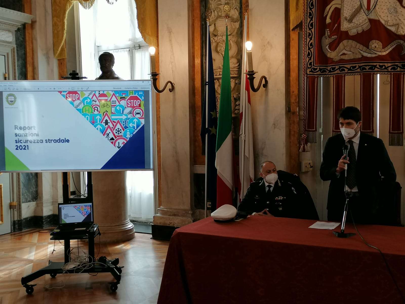 Genova: nel 2021 in calo gli incidenti mortali e con feriti Genova: nel 2021 in calo gli incidenti mortali e con feriti