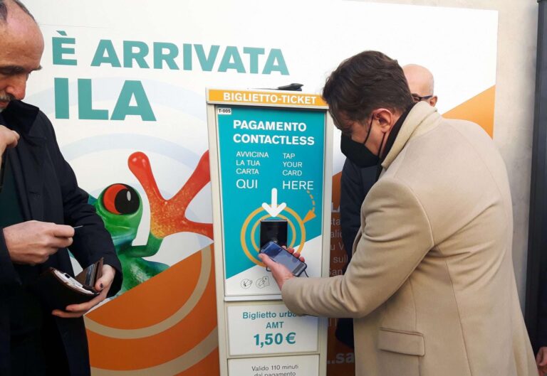 Amt: parte la sperimentazione del pagamento contactless