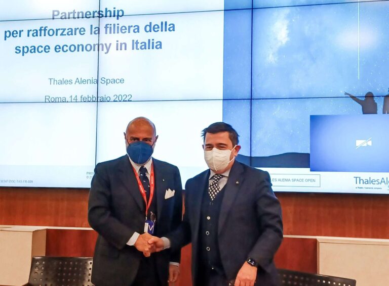 Rina e Thales Alenia Space Italia siglano accordo di collaborazione