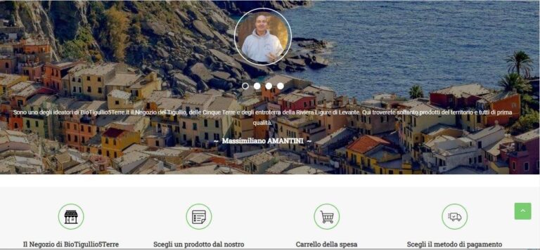BioTigullio5Terre, la vetrina online diventa un e-commerce sostenibile