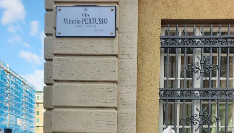 Genova, inaugurata via Vittorio Pertusio a Marassi