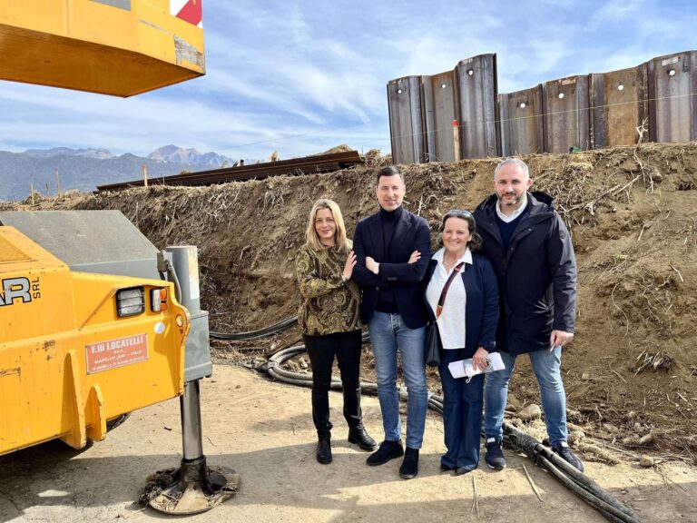 Sarzana, aperto l’ultimo lotto del cantiere per le arginature del Parmignola