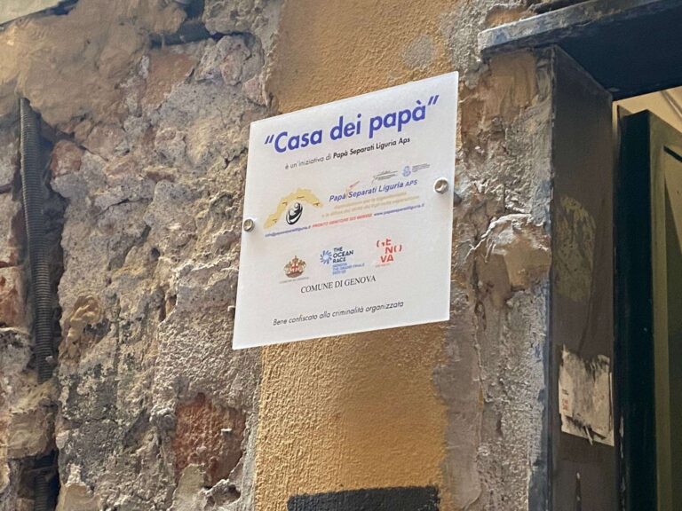 Genova, in vico Cannoni c’è la Casa dei Papà
