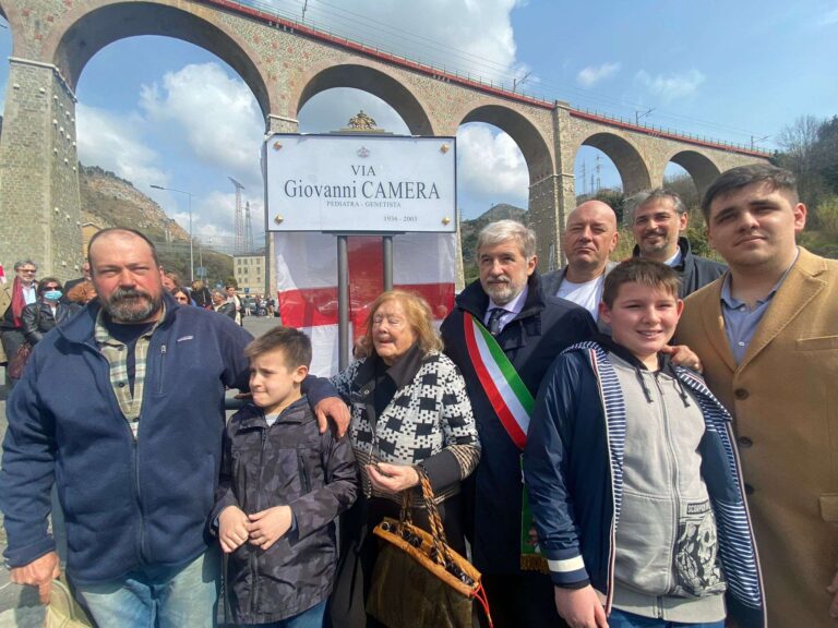 Genova, inaugurata via Giovanni Camera a Sestri Ponente