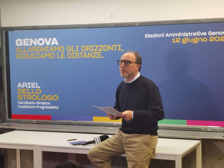 Comunali Genova, Dello Strologo: «Bucci ha fallito, ecco le mie proposte»