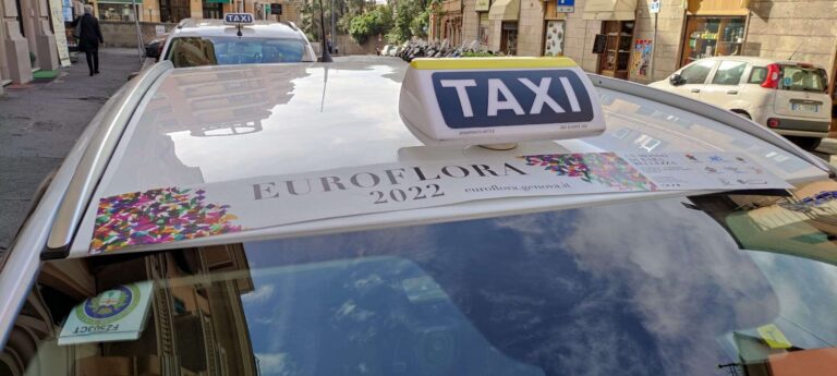 Euroflora, tariffe e servizi speciali dalla Cooperativa Radio Taxi Genova