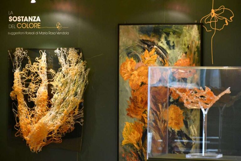 La Sostanza del Colore: in Carige le opere di Maria Rosa Vendola in occasione di Euroflora