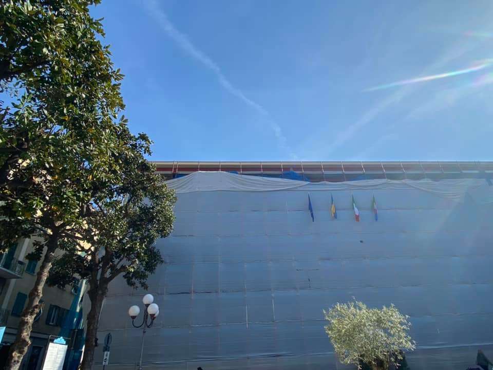 Casa Comunale di Recco dopo due anni via i ponteggi dell’efficientamento energetico